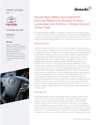Toyota-Astra Motor Leveraged the Denodo Platform to Simplify Its Data