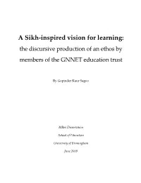 A Sikh-Inspired Vision for Learning