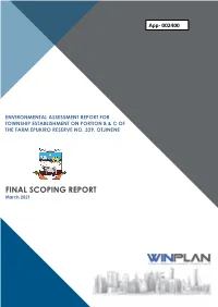 FINAL SCOPING REPORT March 2021