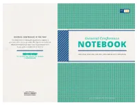 General Conference NOTEBOOK