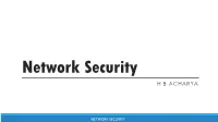 Network Security H B ACHARYA