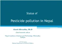 Pesticide Pollution in Nepal