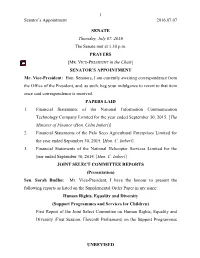 Hansard That Says: I Want to Stress at the Outset That This Is Not Intended Primarily to Be a Revenue-Generating Device, Because This Issue Came up in the Other Place