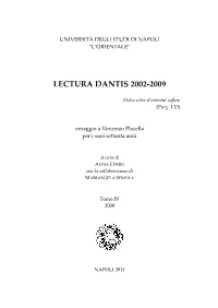 Lectura Dantis 2002-2009