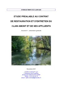 Presentation Generale Etude H