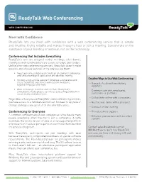 Readytalk Web Conferencing