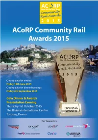 The Community Rail Awards
