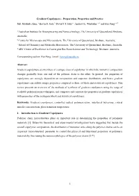 1 Gradient Copolymers