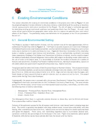 6 Existing Environmental Conditions