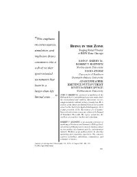 BEING in the ZONE Simulation, and Staging Retail Theater at ESPN Zone Chicago Implosion Draws Consumers Into a JOHN F