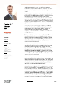 Daniel G.C. Glover Page 1 Managing IP Milestone Case of the Year for 2016