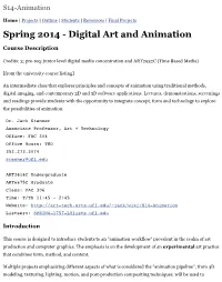 Digital Art and Animation