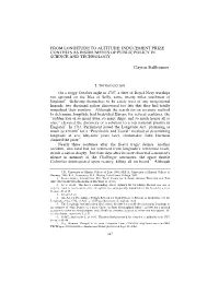 FROM LONGITUDE to ALTITUDE: INDUCEMENT PRIZE CONTESTS AS INSTRUMENTS of PUBLIC POLICY in SCIENCE and TECHNOLOGY Clayton Stallbau