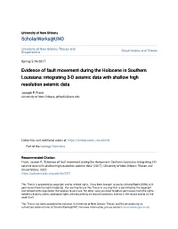 Integrating 3-D Seismic Data with Shallow High Resolution Seismic Data