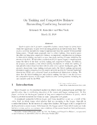 On Tanking and Competitive Balance: Reconciling Conﬂicting Incentives∗