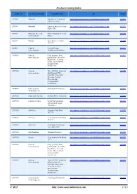 Products Catalog Index