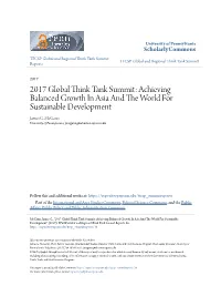 2017 Global Think Tank Summit