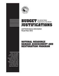 Budget Justifications Are Prepared for the Interior, Environment and Related Agencies Appropriations Subcommittees
