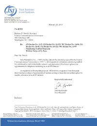 Ex Parte Letter