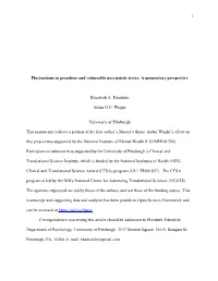 Fluctuations in Grandiose and Vulnerable Narcissistic States: a Momentary Perspective
