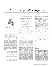 Legislative Reports