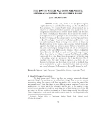 Spinoza's Acosmism in Another Light