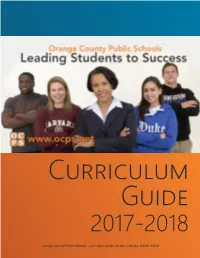 Curriculum Guide 2017-2018