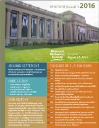 Mission Statement Core Values Timeline of Our 150 Years Our History