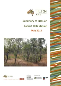 Summary of Sites on Calvert Hills Station