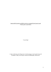 0 Satnami Self-Assertion and Dalit Activism: Everyday Life and Caste In