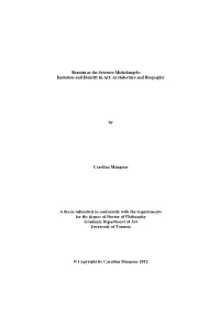 Bernini As the Seicento Michelangelo: Imitation and Identity in Art, Architecture and Biography
