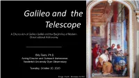 Galileo and the Telescope