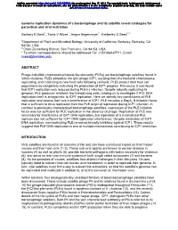 Genome Replication Dynamics of a Bacteriophage and Its Satellite Reveal Strategies for Parasitism and Viral Restriction