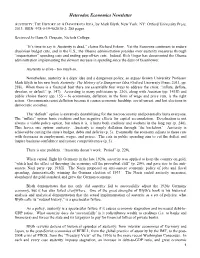 Here Is a Financial Bust There Are Essentially Four Ways to Address the Crisis: “Inflate, Deflate, Devalue, Or Default” (P