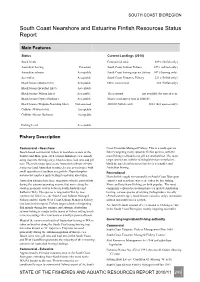 State of Fisheries Report