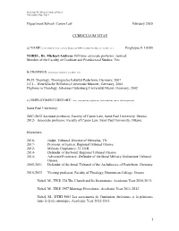 Curriculum Vitae Part I