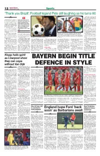 Bayern Begin Title Defence in Style