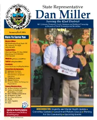 State Representative Working for Our Community Service 101
