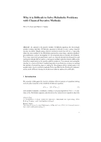 Why It Is Difficult to Solve Helmholtz Problems