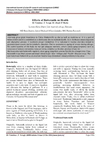 Effects of Buttermilk on Health