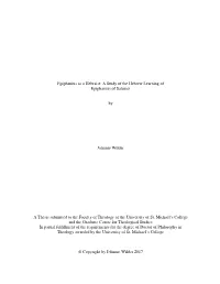 Epiphanius As a Hebraist: a Study of the Hebrew Learning of Epiphanius of Salamis
