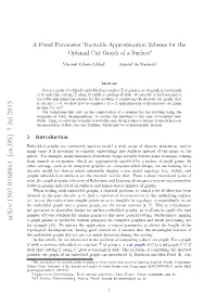 A Fixed Parameter Tractable Approximation Scheme for the Optimal Cut Graph of a Surface∗