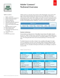 Adobe® Connect™ Technical Overview