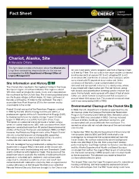 Chariot Alaska Site Fact Sheet