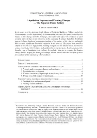 Liquidation Expenses and Floating Charges
