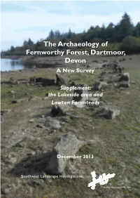 The Archaeology of Fernworthy Forest, Dartmoor, Devon a New Survey