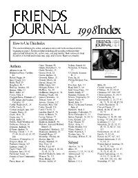 1998 Annual Index