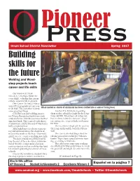 Building Skills for the Future Welding and Wood- Shop Projects Teach Career and Life Skills
