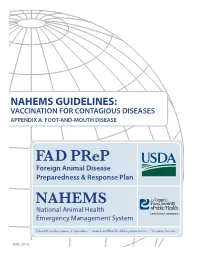 FAD Prep/NAHEMS Guidelines
