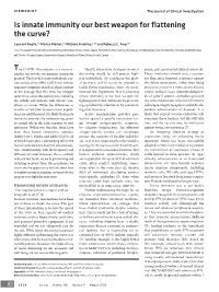 Is Innate Immunity Our Best Weapon for Flattening the Curve?